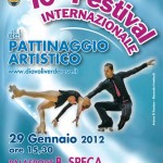 la Cartolina del "10° Festival Internaz.le del Pattinaggio Artistico" del 29 gennaio 2012