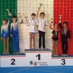Podio Campionati Italiani - terzi Alba e Kevin