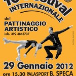 Il manifesto del "10° Festival Internaz.le del Pattinaggio Artistico"