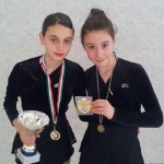 Irene (Campionessa Regionale di Obbligatori) insieme a Giulia Ciotti (4° class.)